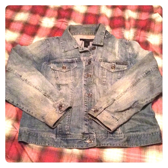 Calvin Klein Jackets & Blazers - CALVIN KLEIN 💋 DENIM JEAN JACKET 1X FINAL PRICE!